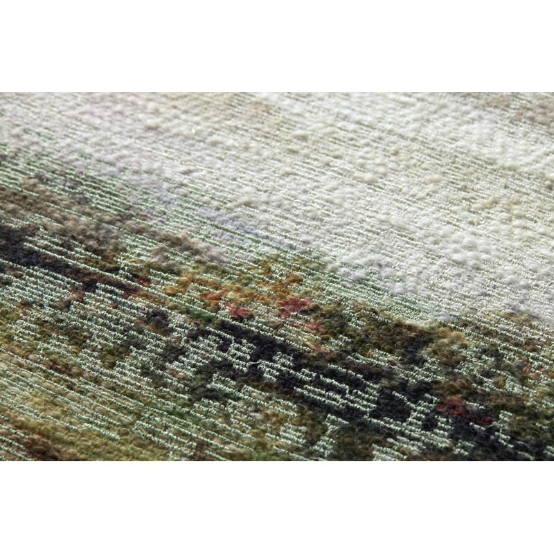 Amber Lewis x Loloi Valley Ivory / Green 1'-5" x 1' Wall Art