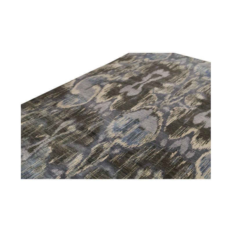 Hand-Knotted High-Quality Charcoal Area Rug
