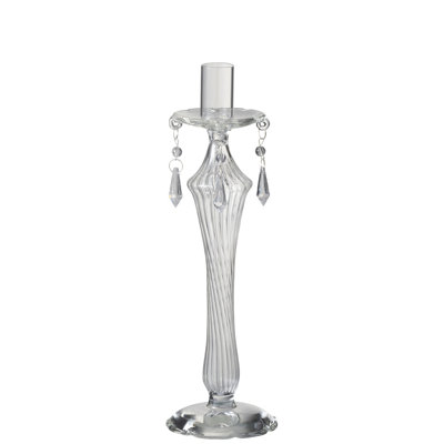 Glass Tabletop Candlestick