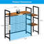 77.4cm H x 94.9cm W Metal Bookcase