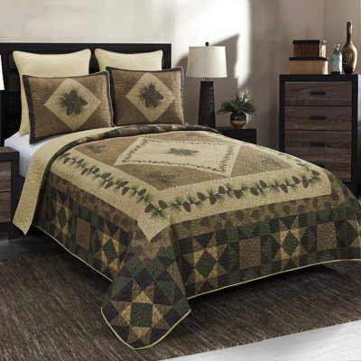 Donna Sharp Antique Pine Rustic Quilt Set