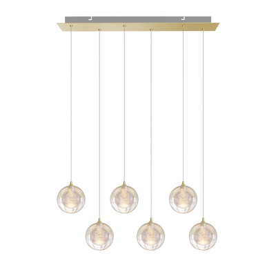 Luminaire suspendu sphère 6 lumières DEL Riverdale