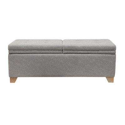 Banc de rangement à fermeture douce