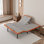 Base de lit réglable pour grand lit divisé, massage inclus, ports USB et de type C, veilleuse sous le lit, télécommande sans fil et contrôle des applications, Zero Gravity, orange coucher de soleil E3000