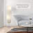 Ginerva 50" White Paper Floor Lamp