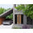 Front Exterior Prehung Steel Door / Ronex 1055 Teak / 2 Side Exterior Windows Sidelites/ Entry Metal Modern Painted W16+36+16" x H80" Right hand Inswing-98196116-98196117