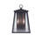 Lanterne murale d'extérieur en verre nervuré à 3 ampoules Lylafaye Midnight-362035550