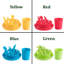 48-Piece Kids Plastic Dinnerware Set, Pack of 2, Service for 8, Colourful Reusable Plates, Bowls, Cups, Forks, Knives and Spoons