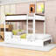Lit superposé avec lit gigogne simple, prises USB et tiroirs de rangement, tablettes-1685803018-1685803019