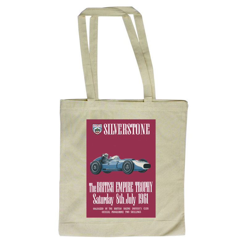 Silverstone, The British Empire Trophy, Saturday 8th July 1961 Tote Bag