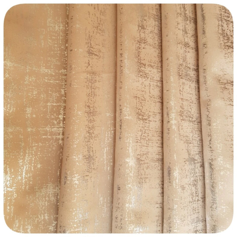 Chehabi Eyelet Blackout Thermal Curtain, Width 229 x Drop 229 cm, Beige