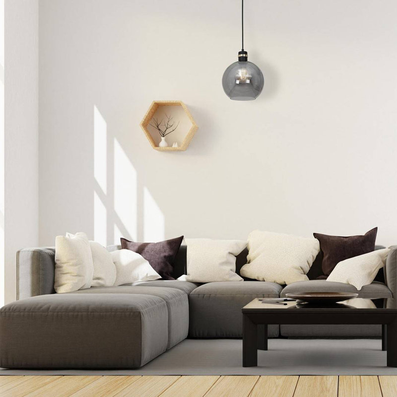 Brekin 1 - Light Black Sphere Pendant