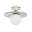 Amanda Lindroth Fancy Ruffle Flushmount