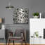 Art mural luxueux en métal «Endless Circles Back» par Wild Apple, 24 po x 24 po-1527038036