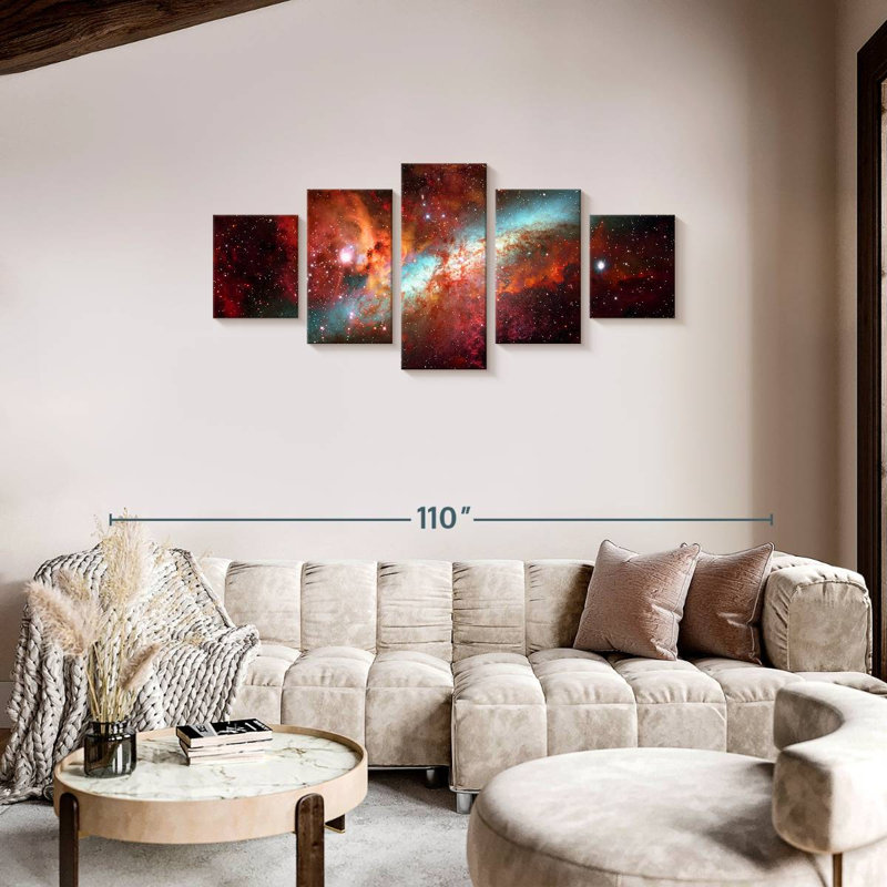 Galaxy Nebula, 34" H x 74" W