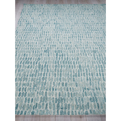 Ink Blot Wool Abstract Indoor Rug