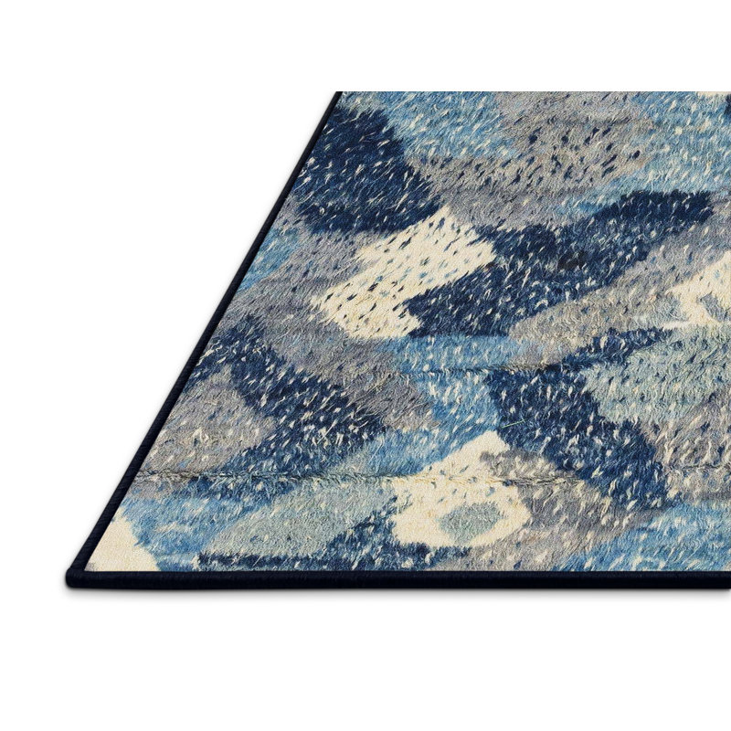 Tapis abstrait moderne 2548, Rectangle 7 pi x 10 pi