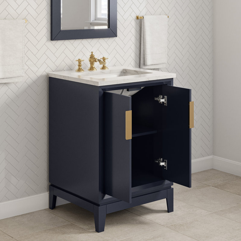 24" Single Bathroom Vanity Set, Monarch Blue