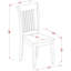 L'ensemble de table de cuisine 3 pièces pour petits espaces comprend une table de salle à manger rectangulaire avec Dropleaf et 2 chaises rembourrées en tissu de lin, chêne-645294224-645294226