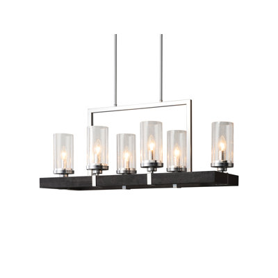 Lustre rectangulaire à 6 lumières Messer