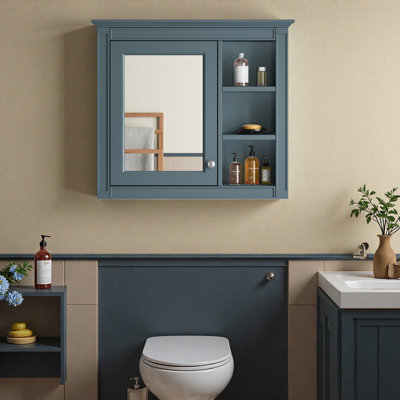 Armoire à pharmacie, armoire de rangement de salle de bain murale, armoire de salle de bain moderne avec miroir, armoire à pharmacie