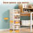 4 Tier Stackable Plastic Storage Bins with Lid and Wheels - 23 QT Closet Organizers and Storage, Foldable Storage Containers, Organization and Storage Boxes for Craft, Home, Pantry, Dorm-14259641