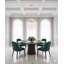 10-Light Gold Aluminum Chandelier With Clear Glass Drops
