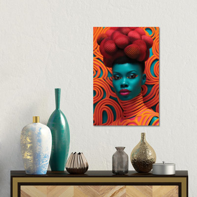 «African High Fashion IV», reproduction d'art sur toile encadrée