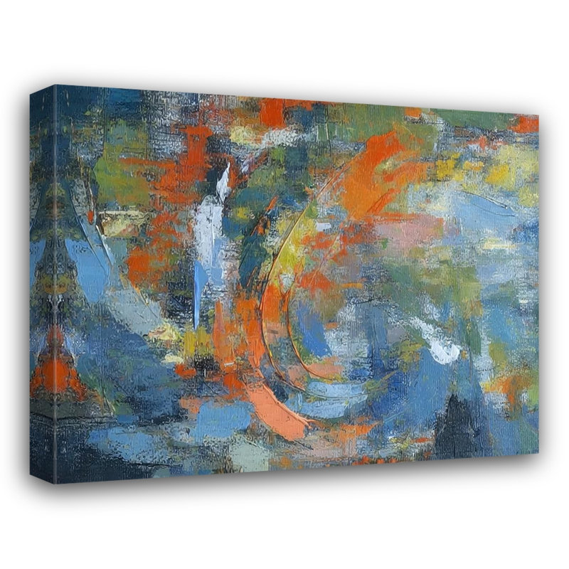 Abstract 3-Giclee Reproduction on Gallery Wrapped Canvas, 20" H x 24" W x 1.5" D