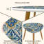 Ensemble de 2 tables basses gigognes Triangle