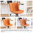 Brionni Leather Swivel Task Chair with Casters-768614424