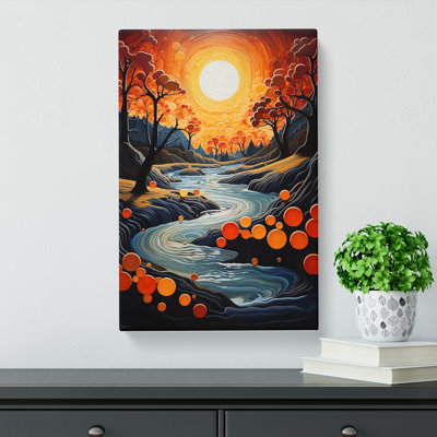 River Orphism - Wrapped Canvas