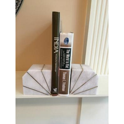 Marble Bookends