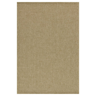 Earth GC_NTL1004 Jute/Jute 5 Ft. 3 In. X 7 Ft. 3 In. Indoor/Outdoor Area Rug