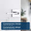 Levier de porte de passage Halifax pour couloir / garde-robe-97991889-97991890