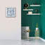 Art mural sur toile Latitude Run® «Markmake Blue Sq 2» par Melissa Averinos-1175144824