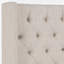 Laurent Fabric Tufted Queen Bed In Beige-1891332549