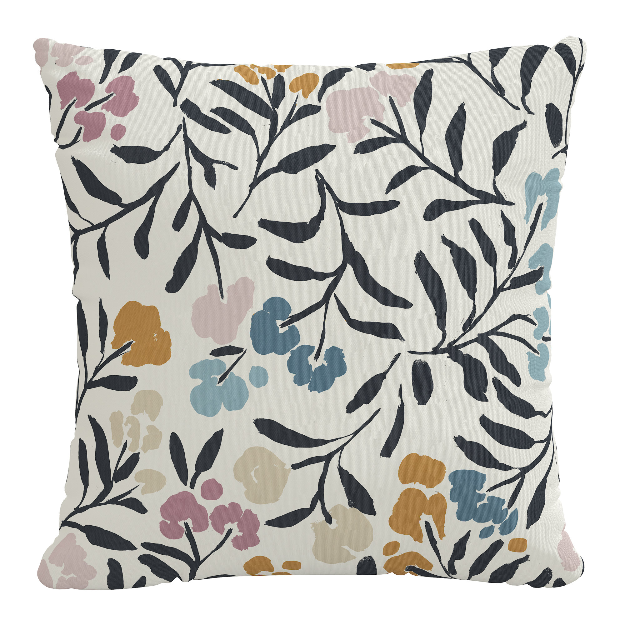 Edwards Floral Indoor/Outdoor Throw Pillow, 22" x 22"