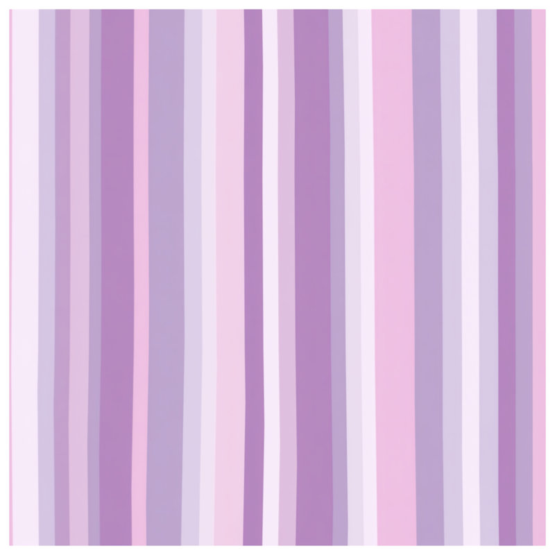 Housse de couette moderne à rayures mauves, Lit simple