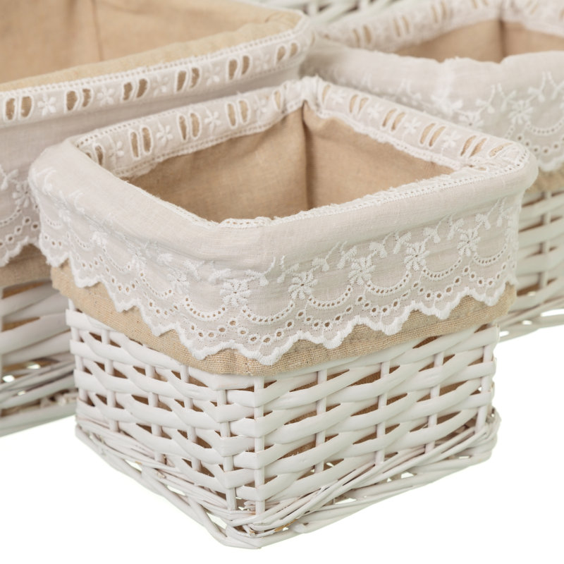 Wicker Laundry Set