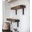 2 Piece Pine Solid Wood Bracket Shelf-97333012