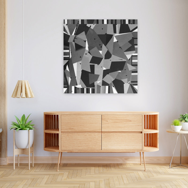 Art contemporain, art contemporain abstrait, H 36 po x l 36 po