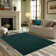 Modern Plush Solid Color Rug - Forest Green, Pet and Kids Friendly Rug. Made in USA, Rectangle, Area Rugs Great for kids, Pets, Event, Wedding 