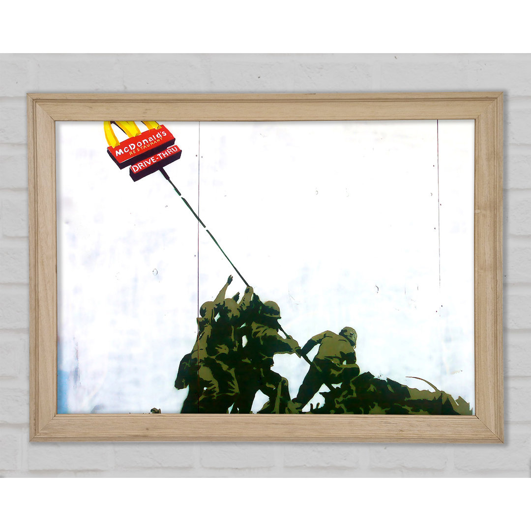 Soldat Hommage an Mcdonalds - Einzelner Bilderrahmen Kunstdrucke