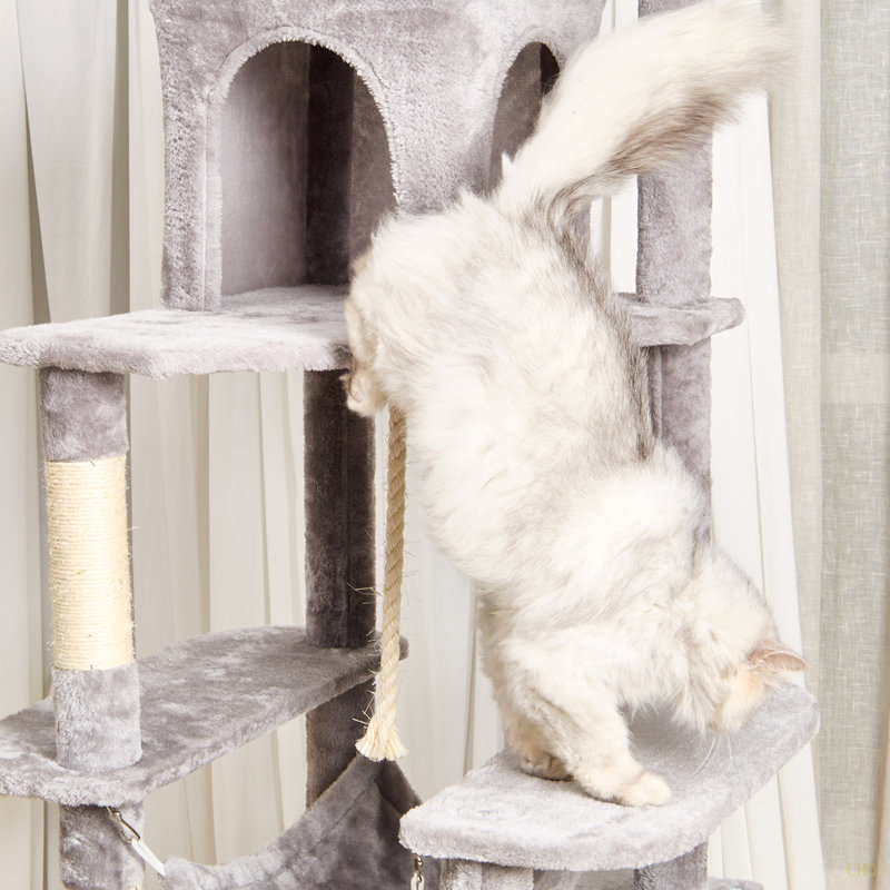 Arbre à chat avec tour à chat en sisal 72 po