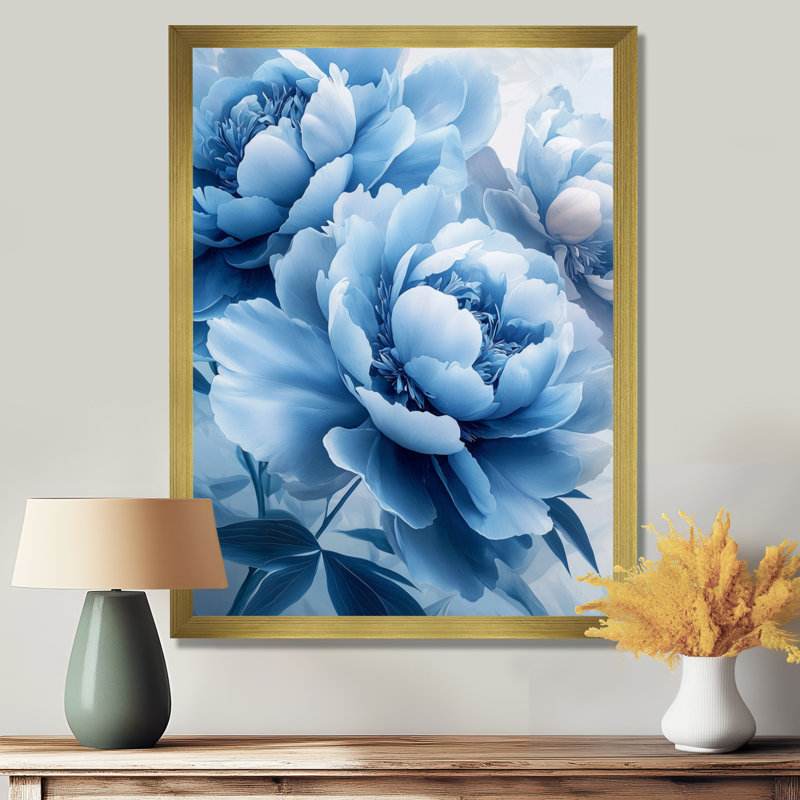 Kenya - reproduction d'art sur toile florale, H 20 po x l 12 po, Reproduction encadrée d'une seule photo, Doré