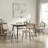 Bowens Tufted Faux Leather Upholstered Dining Side Chair with Ratten Back-1184536813