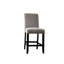 Chaise de salle à manger à hauteur de comptoir rembourrée en tissu 2 pièces Rustic Style-476835891