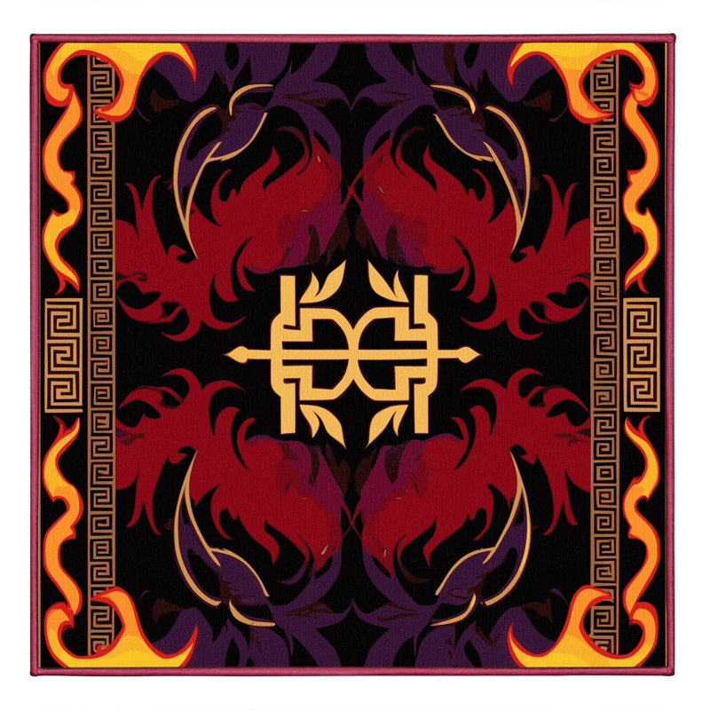 Grand Acanthus Rug, Square 3'