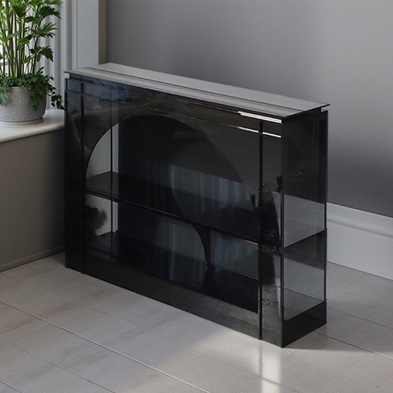 Armoire d'appoint Minimalist Light, 35.43" H x 47.24" W x 11.81" D, Noir